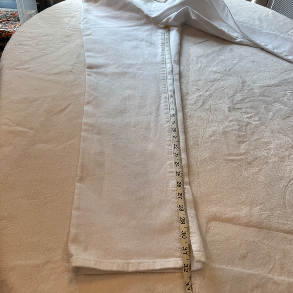 New! Good American Good Boy Straight Jean White 45764 - Picture 15 of 16